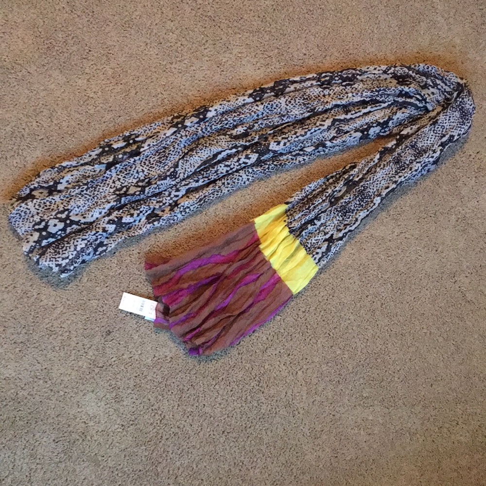 LOFT multi-color scarf